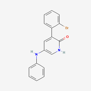 molecular formula C17H13BrN2O B12413784 p38-|A MAPK-IN-4 