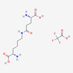 molecular formula C13H22F3N3O7 B12413815 Epsilon-(gamma-glutamyl)-lysine (TFA) 