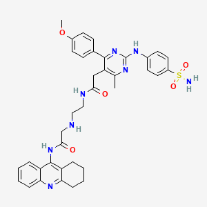 molecular formula C37H40N8O5S B12413819 eeAChE-IN-2 