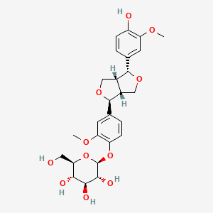 molecular formula C26H32O11 B12413827 Epipinoresinol-4'-O-|A-D-glucoside 