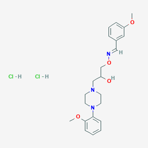 (3-(4-(2-Methoxyphenyl)-1-piperazinyl)-2-hydroxypropyl)-3-methoxybenzaldoxim