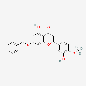 molecular formula C23H18O6 B12413843 7-O-Benzyldiosmetine-d3 