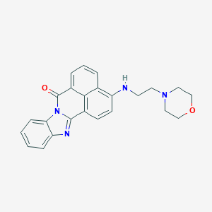 molecular formula C24H22N4O2 B12413859 3-((2-Morpholinoethyl)amino)-7H-benzo[de]benzo[4,5]imidazo[2,1-a]isoquinolin-7-one 