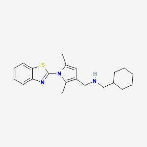 molecular formula C21H27N3S B12413885 Antitubercular agent-16 