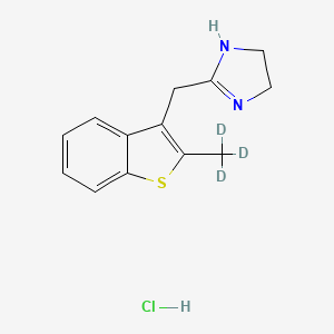 molecular formula C13H15ClN2S B12413919 Metizoline-d3 (hydrochloride) 