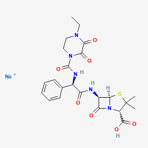molecular formula C23H27N5NaO7S B1241394 哌拉西林钠盐 