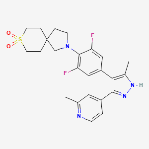 molecular formula C24H26F2N4O2S B12413943 Lrrk2-IN-5 