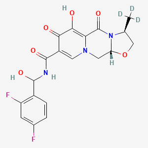 molecular formula C19H17F2N3O6 B12413957 21-Hydroxy Cabotegravir-d3 