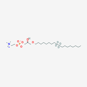 molecular formula C26H56NO6P B12414013 Lyso-PAF C-18-d4 