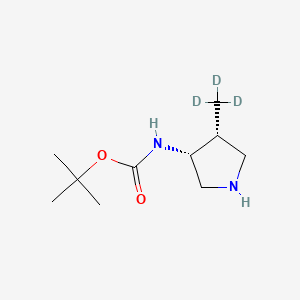 tert-Butyl ((3R,4R)-4-methylpyrrolidin-3-yl)carbamate-d3