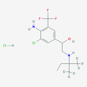 molecular formula C14H21Cl2F3N2O B12414046 Mapenterol-d6 Hydrochloride 