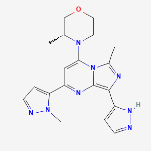 molecular formula C19H22N8O B12414063 Atr-IN-15 