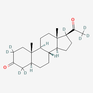 5|A-Pregnan-3,20-dione-2,2,4,4,17|A,21,21,21-d8