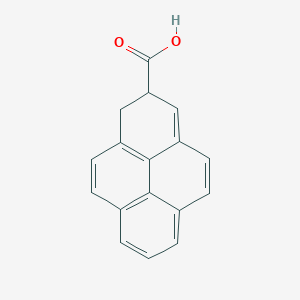 molecular formula C17H12O2 B1241408 7,8-Dihydropyrene-7-carboxylate 