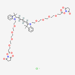 Bis-(N,N'-PEG4-NHS ester)-Cy5