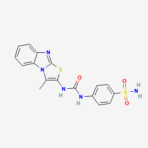 molecular formula C17H15N5O3S2 B12414120 Carbonic anhydrase inhibitor 13 