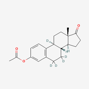 molecular formula C20H24O3 B12414131 Estrone acetate-d5 