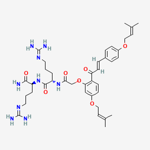 molecular formula C39H55N9O7 B12414151 Antibacterial agent 107 