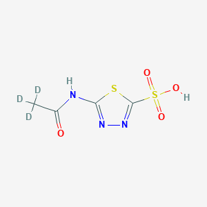 5-(Acetylamino)-1,3,4-thiadiazole-2-sulfonic Acid-d3