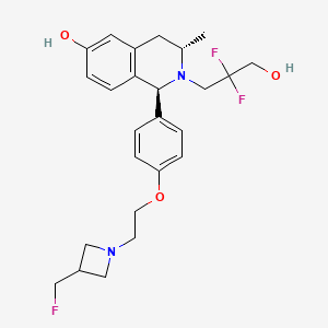 molecular formula C25H31F3N2O3 B12414163 Estrogen receptor antagonist 5 