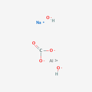 molecular formula CH2AlNaO5 B1241418 Carbonic acid dihydroxyaluminumsodium salt 