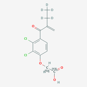 2-[2,3-dichloro-4-(3,3,4,4,4-pentadeuterio-2-methylidenebutanoyl)phenoxy]acetic acid