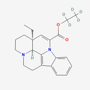 molecular formula C22H26N2O2 B12414190 Vinpocetine-d5 