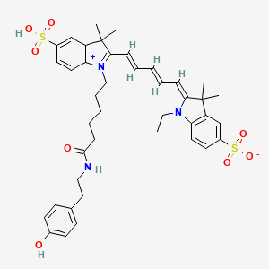 molecular formula C41H49N3O8S2 B12414248 Cyanine 5 Tyramide 