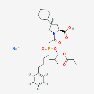 molecular formula C30H46NNaO7P B12414273 Fosinopril-d5 (sodium) 