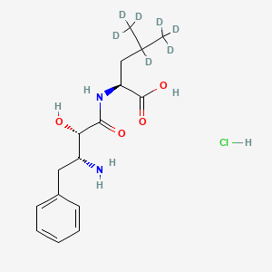 molecular formula C16H25ClN2O4 B12414334 Bestatin-d7 (hydrochloride) 