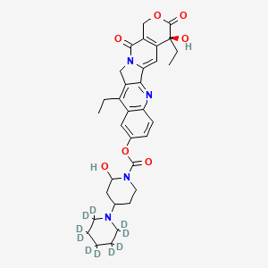 molecular formula C33H38N4O7 B12414339 2-Hydroxy Irinotecan-d10 