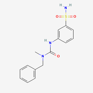 molecular formula C15H17N3O3S B12414349 Carbonic anhydrase inhibitor 3 