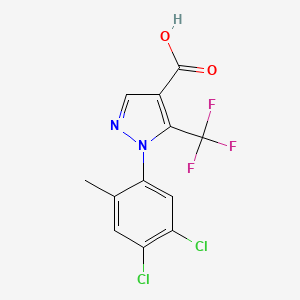 molecular formula C12H7Cl2F3N2O2 B12414364 MurB-IN-1 