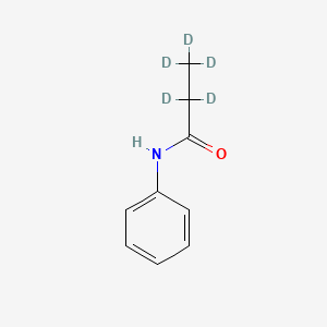 molecular formula C9H11NO B12414377 N-Phenylpropanamide-d5 