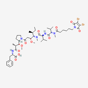 molecular formula C49H74Br2N6O11 B12414426 Dbm-mmaf 