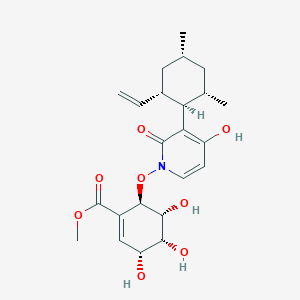 molecular formula C23H31NO8 B12414453 Maximiscin 