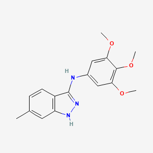 molecular formula C17H19N3O3 B12414459 Tubulin inhibitor 26 