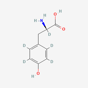 molecular formula C9H11NO3 B12414504 L-Tyrosine-d5 