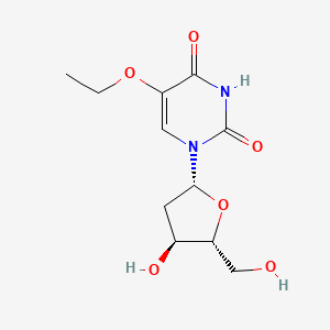 molecular formula C11H16N2O6 B1241451 5-Ethoxy-2'-deoxyuridine 