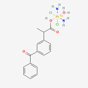 molecular formula C16H20Cl2N2O4Pt B12414521 Antitumor agent-37 