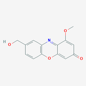 molecular formula C14H11NO4 B1241457 Hexaminolevulinate 