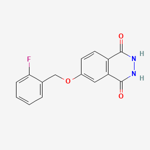 molecular formula C15H11FN2O3 B12414573 Parp10/15-IN-2 