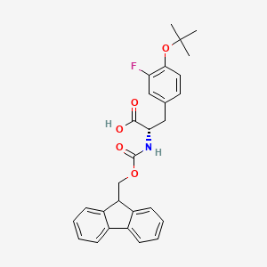 molecular formula C28H28FNO5 B12414584 Fmoc-Tyr(3-F,tBu)-OH 