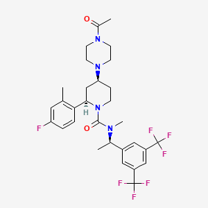 molecular formula C30H35F7N4O2 B1241461 Casopitant CAS No. 414910-27-3