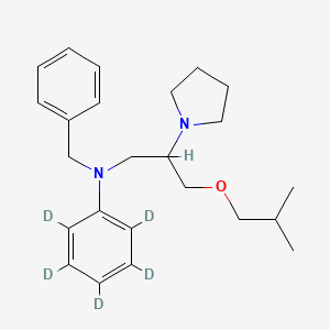 molecular formula C24H34N2O B12414611 Bepridil-d5 