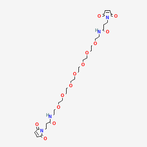 molecular formula C30H46N4O13 B12414612 Bis-Mal-PEG7 