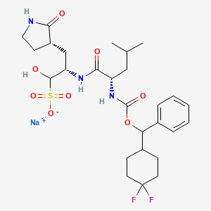 molecular formula C27H38F2N3NaO8S B12414624 SARS-CoV-2-IN-11 