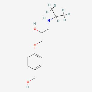 molecular formula C13H21NO3 B12414637 Des(isopropoxyethyl) Bisoprolol-d7 