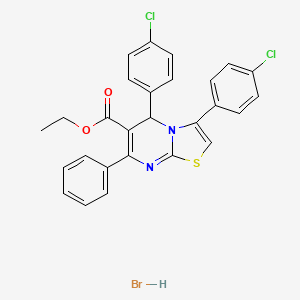 molecular formula C27H21BrCl2N2O2S B12414639 Topoisomerase II inhibitor 11 