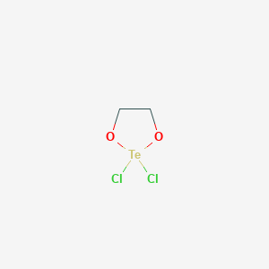 molecular formula C2H4Cl2O2Te B1241465 ammonium trichloro(dioxoethylene-O,O'-)tellurate 